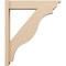 Ekena Millwork 5 1/2-in W x 24-in D x 28-in H Funston Trad Rough Cedar Woodgrain TimberThane Outlooker, Primed Tan OUTUR055X24X28FST04RCPR - alternate 2
